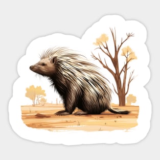 Porcupine Sticker